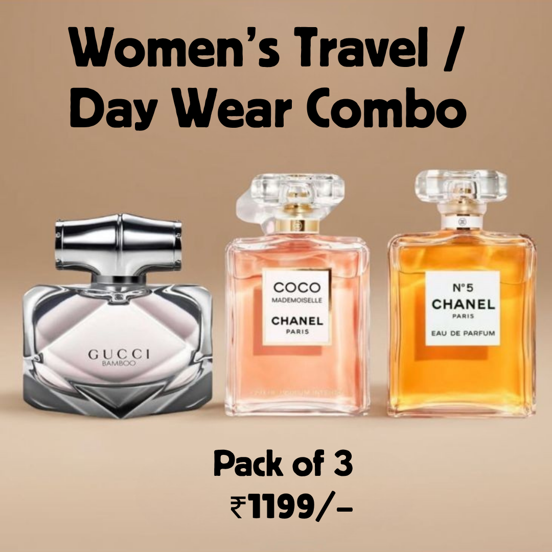 Women's Travel / Day Wear Combo 3 X 50ML