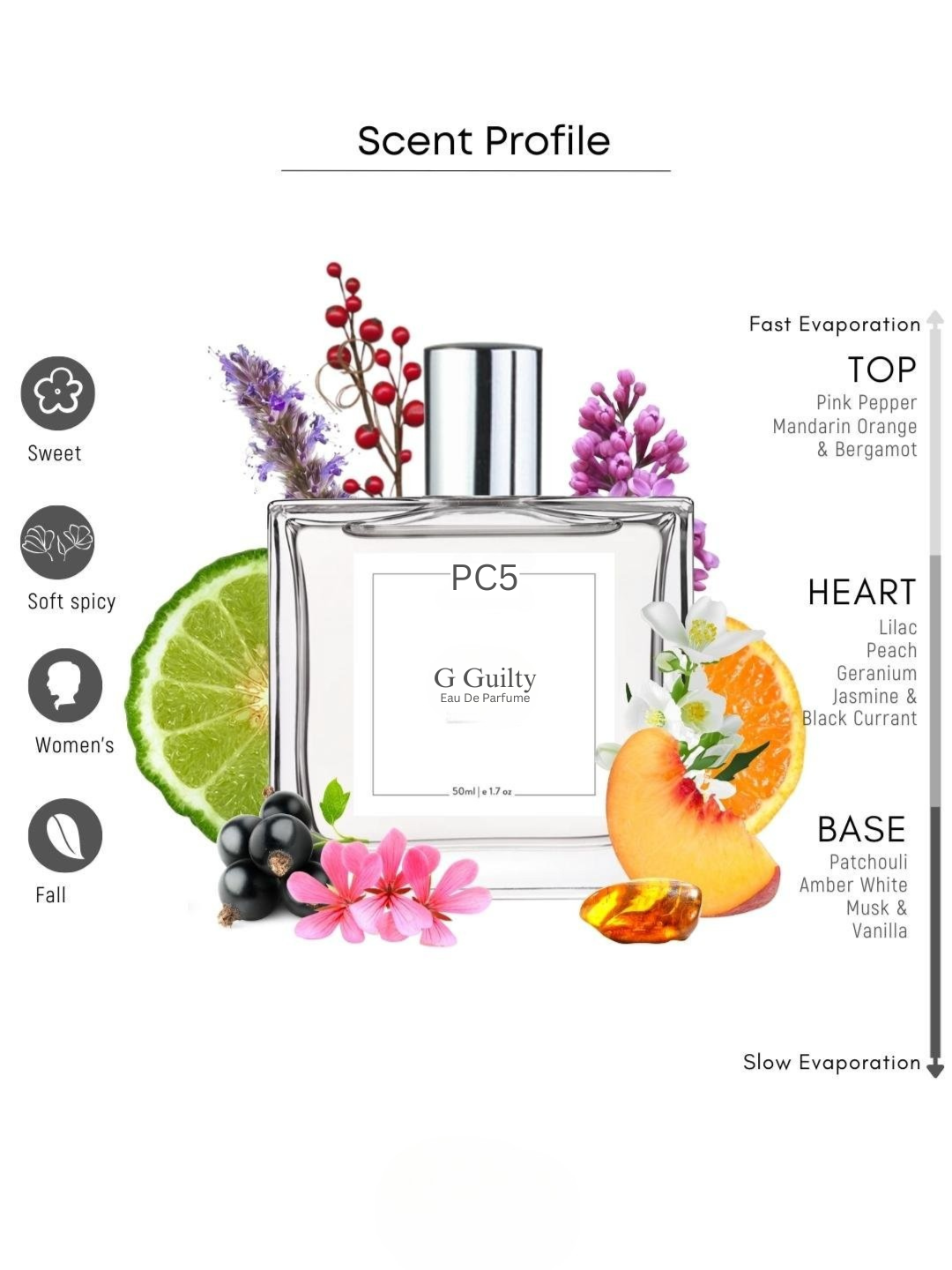 PC G Guilty Perfume EDP Spray for Women