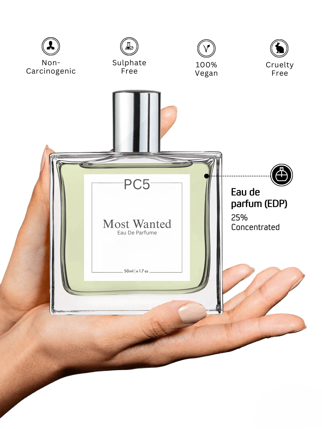 PC Most Wanted Perfume EDP Spray for Men