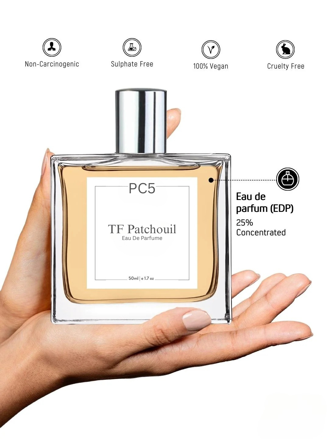 PC TF Patchouli Absolute Perfume EDP Spray For Men & Women