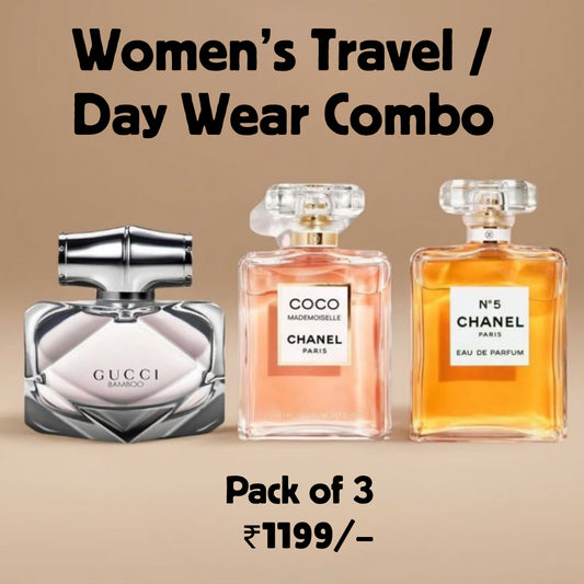 Women's Travel / Day Wear Combo 3 X 50ML