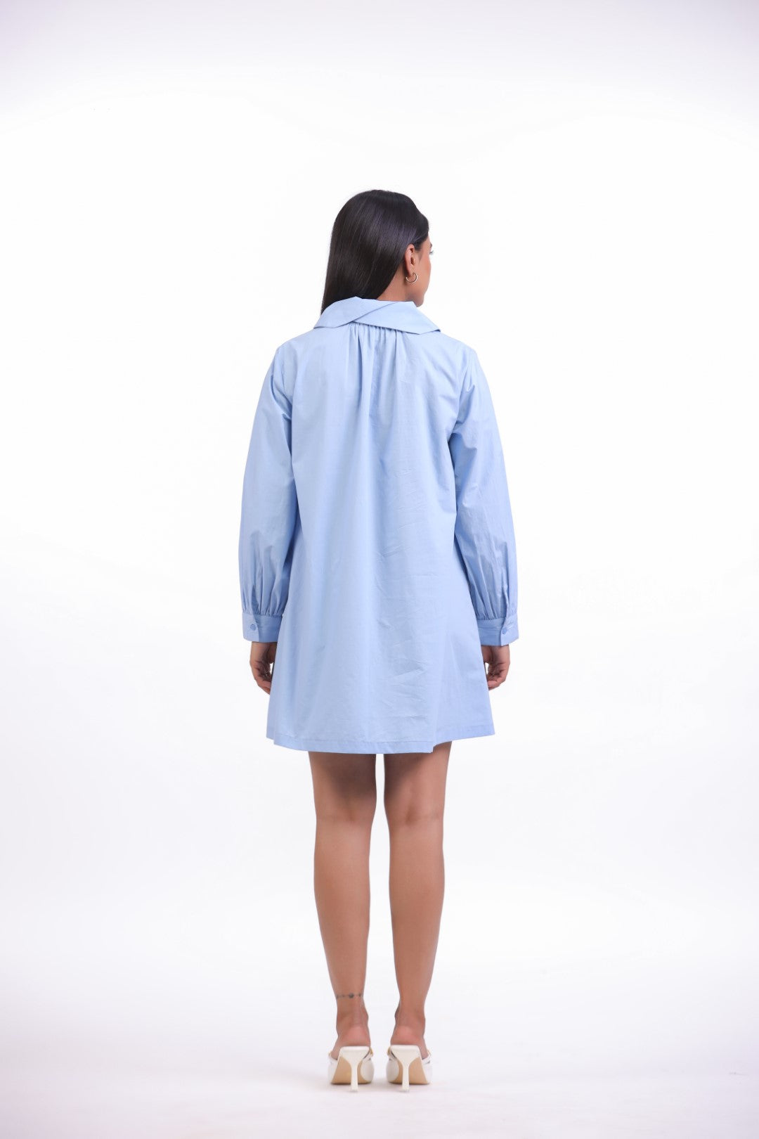 Women’s Blue Cotton Dress
