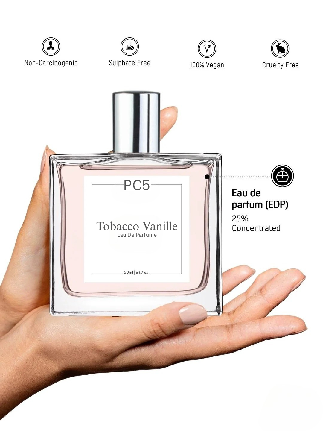 PC Tobacco Vanille Unisex Perfume EDP Spray for Men & Women