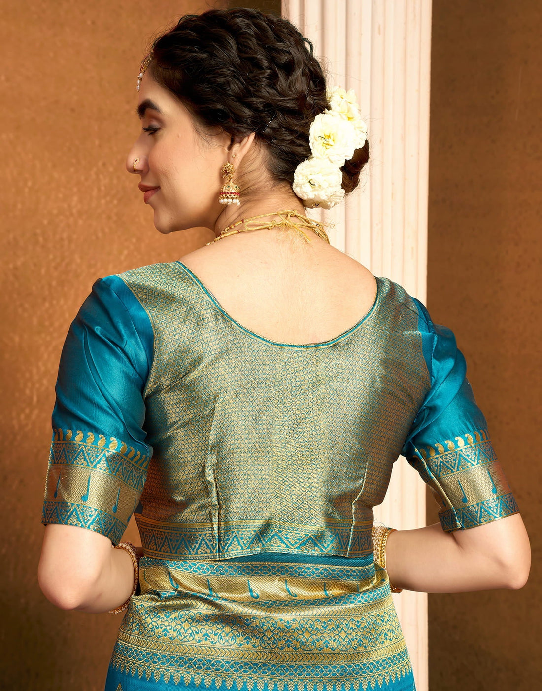 Blue Silk Woven Paithani Saree