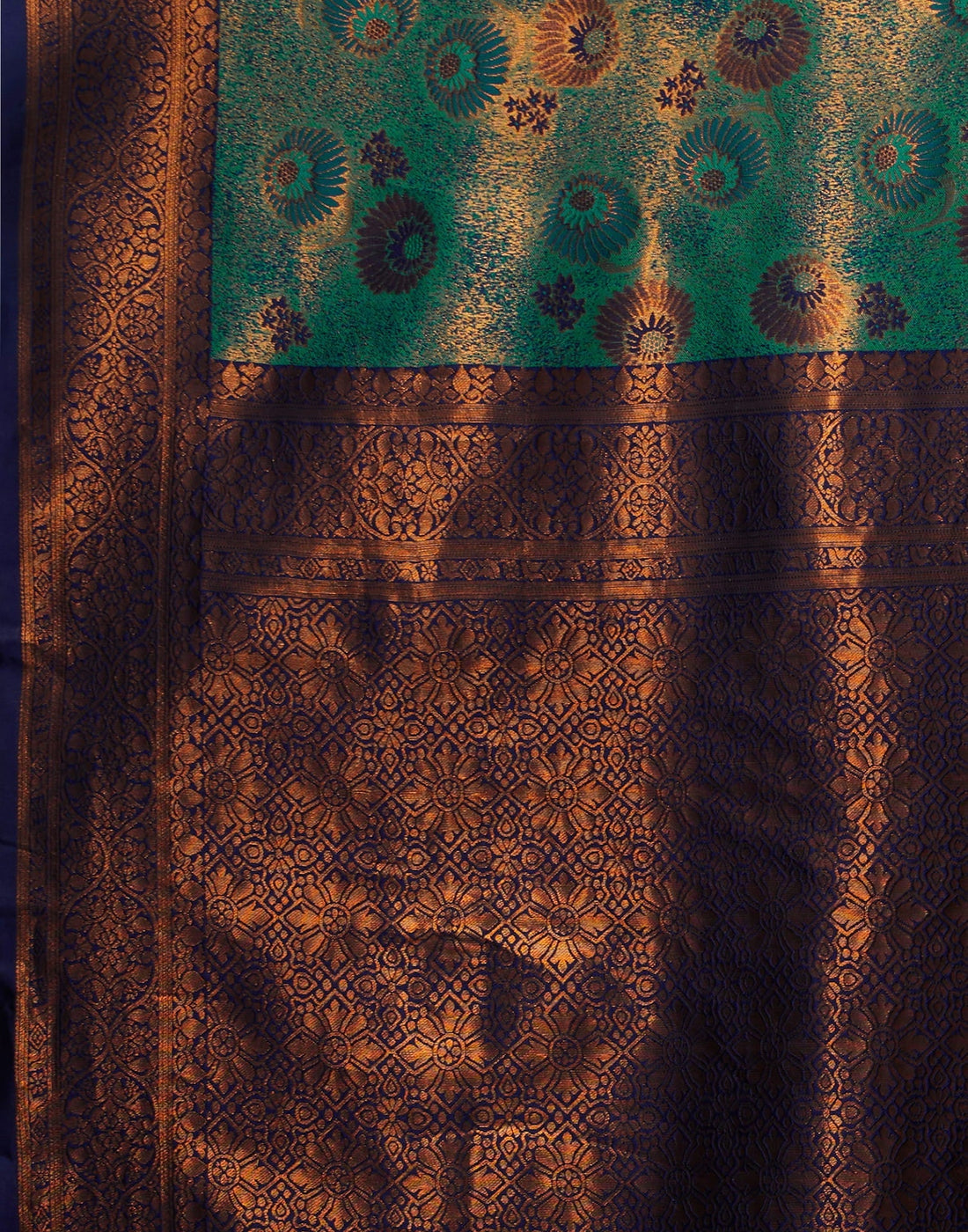 Green Silk Woven Saree