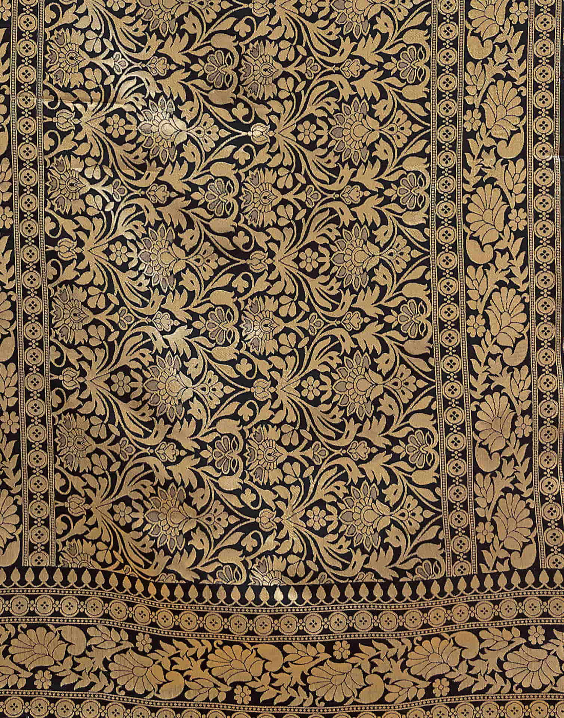 Black Silk Woven Saree