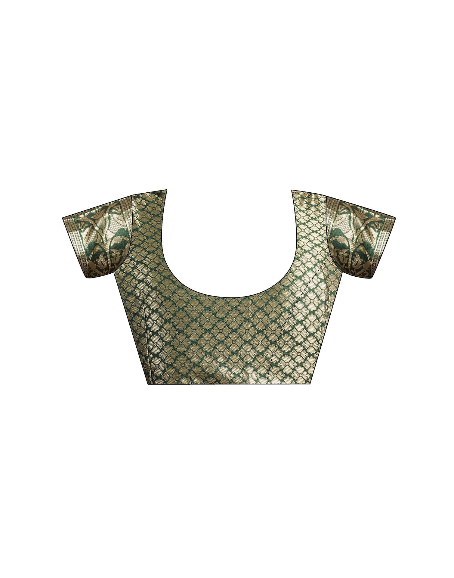 Magenta Silk Woven Banarasi Saree