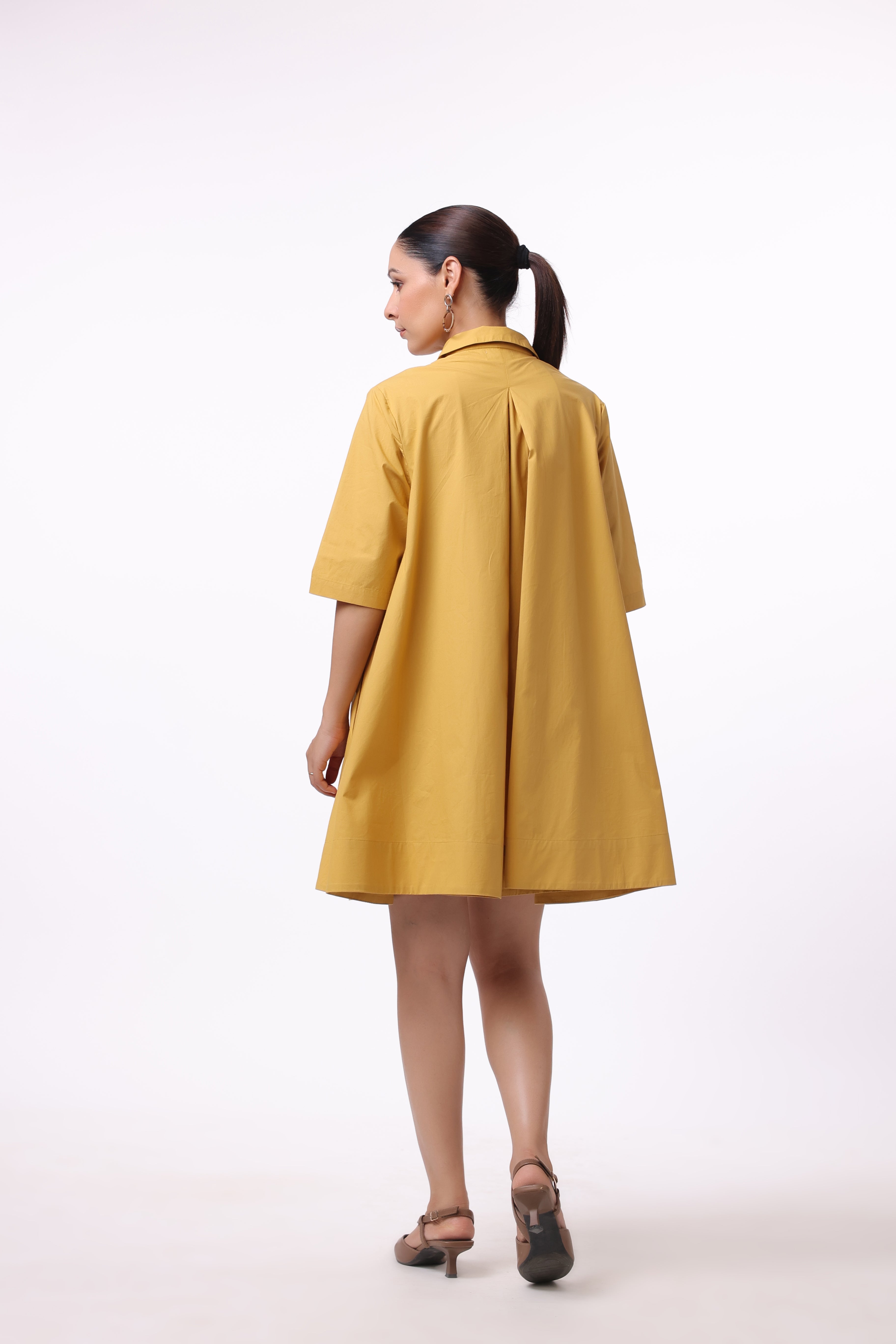 Women’s Yellow Cotton Dress