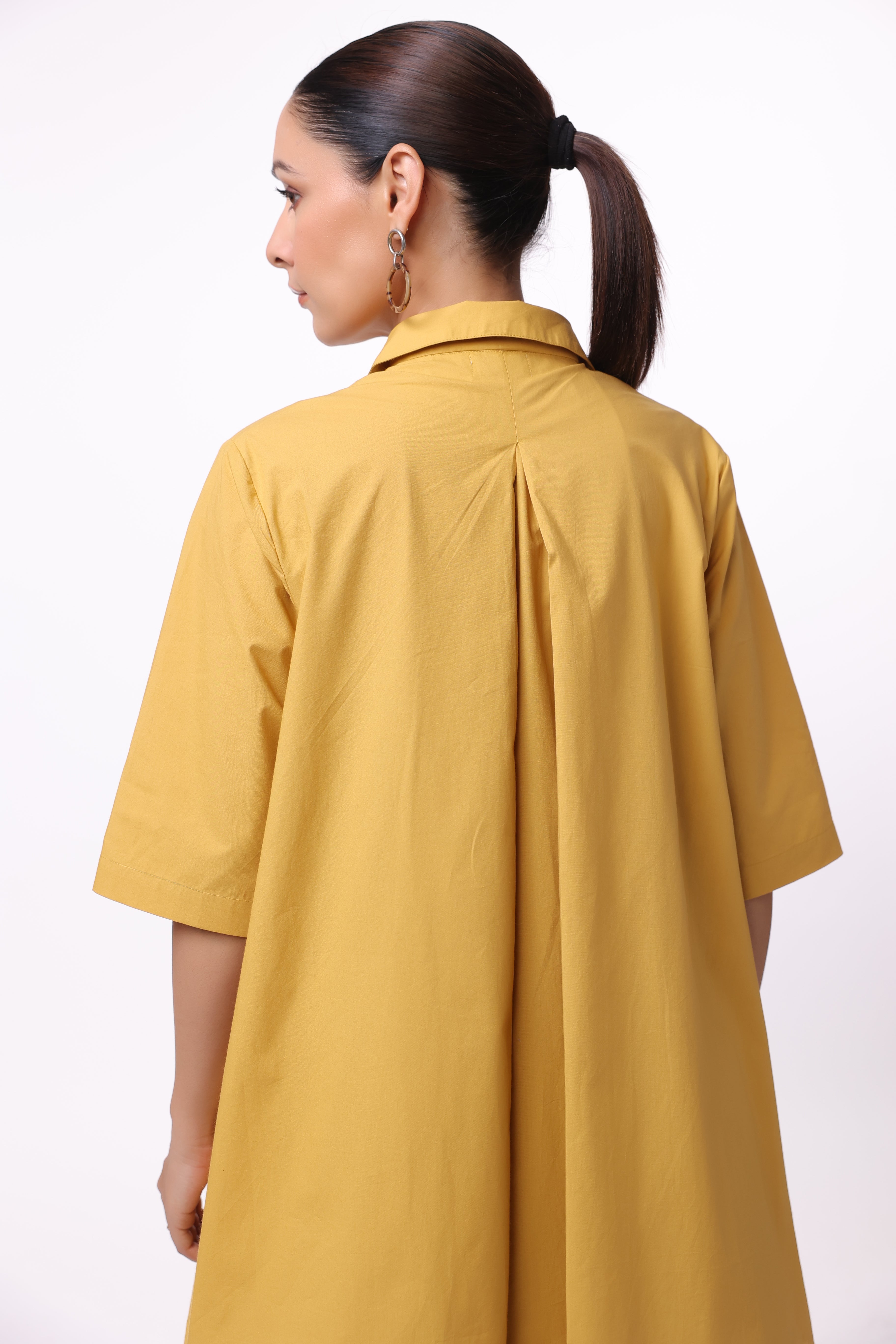 Women’s Yellow Cotton Dress