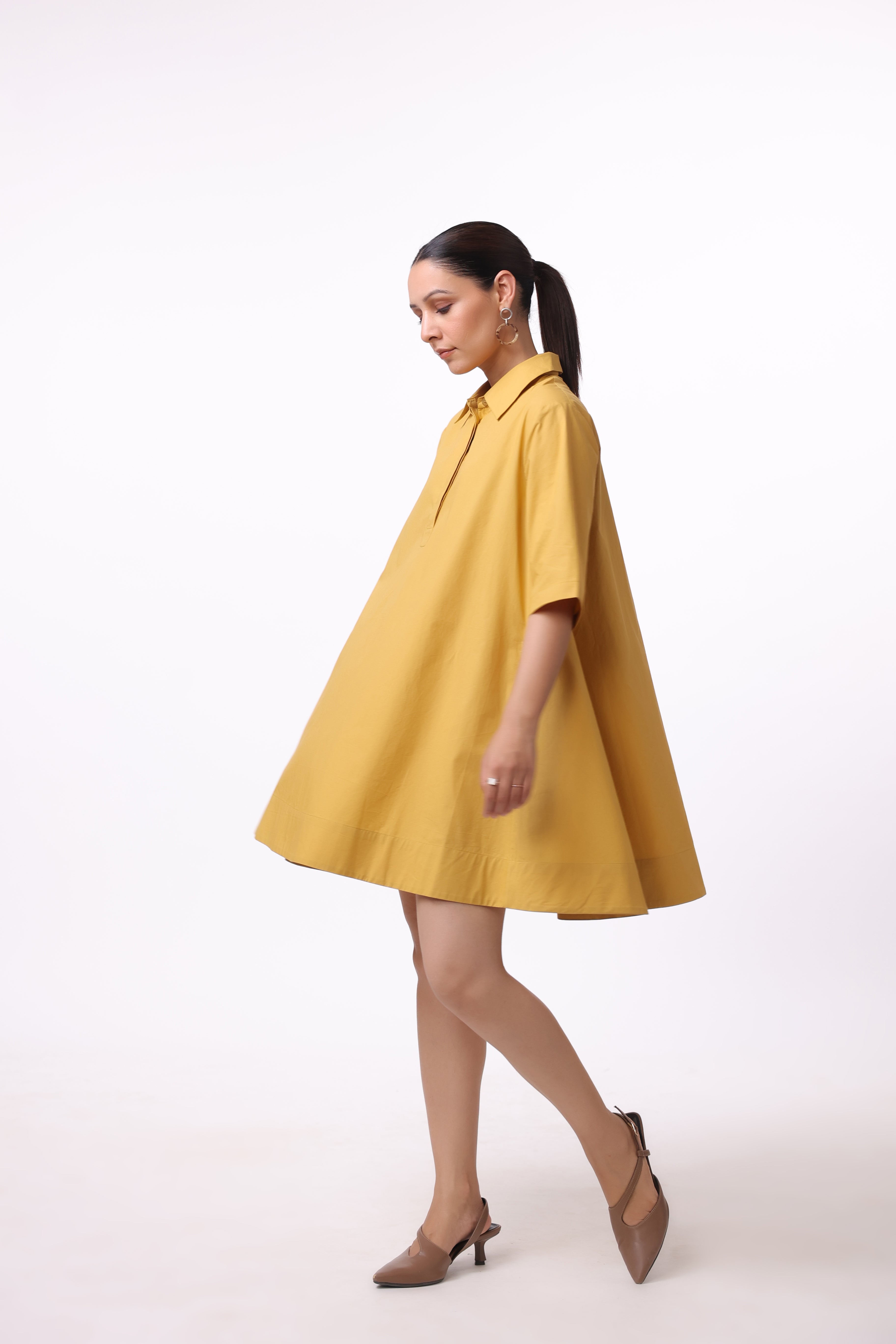Women’s Yellow Cotton Dress