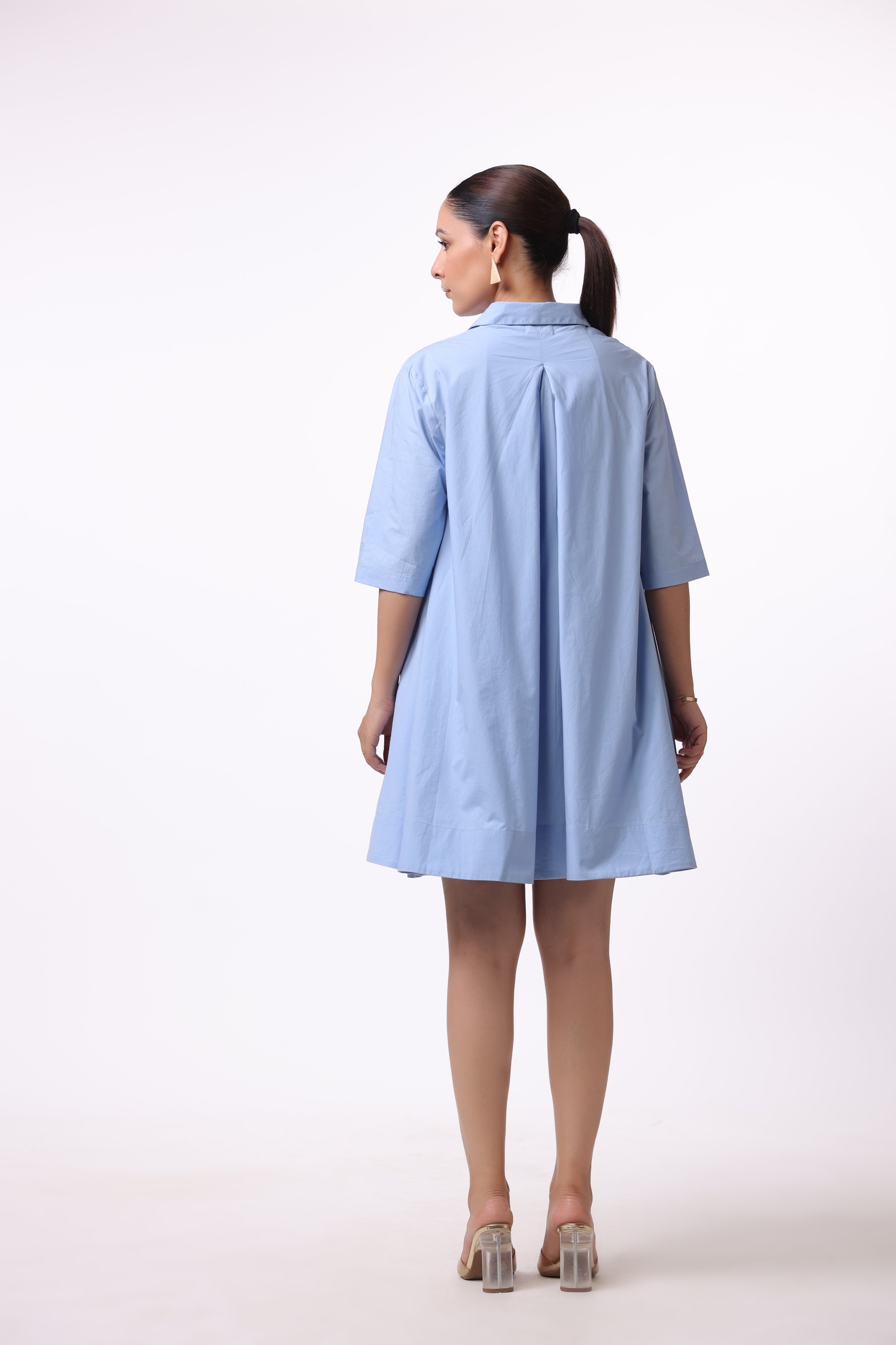 Women’s Blue Cotton Dress