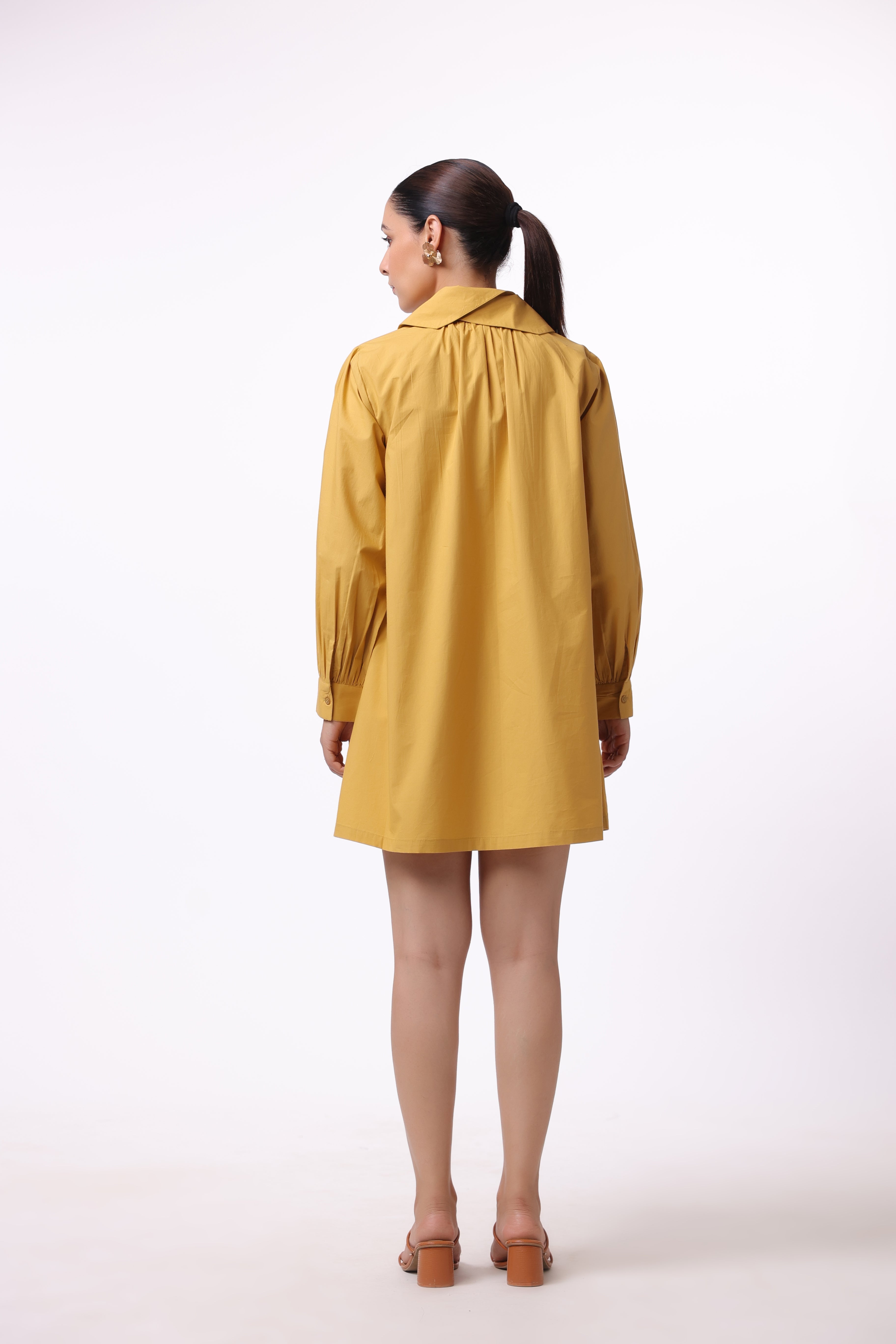 Women’s Yellow Cotton Dress