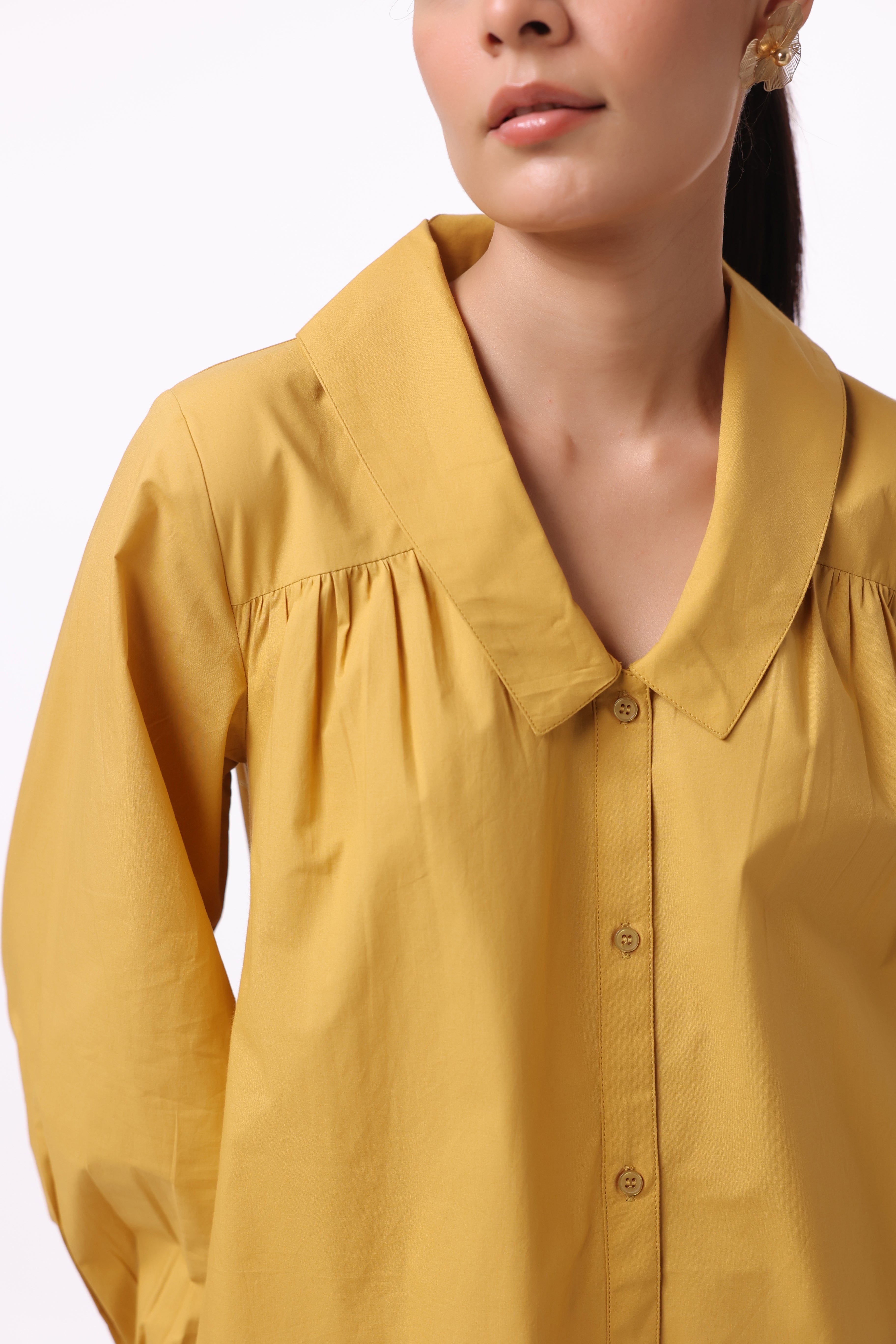 Women’s Yellow Cotton Dress
