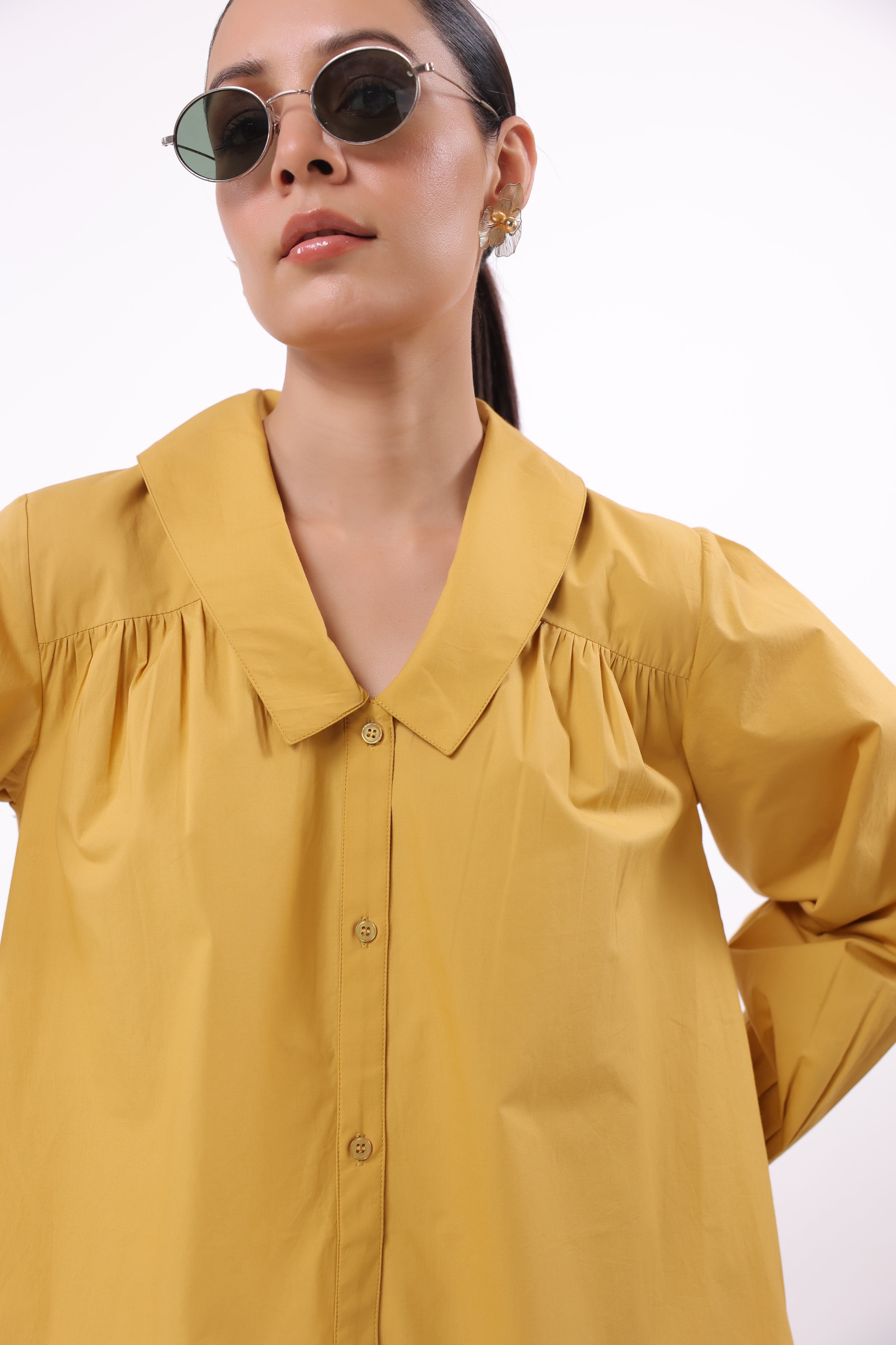 Women’s Yellow Cotton Dress