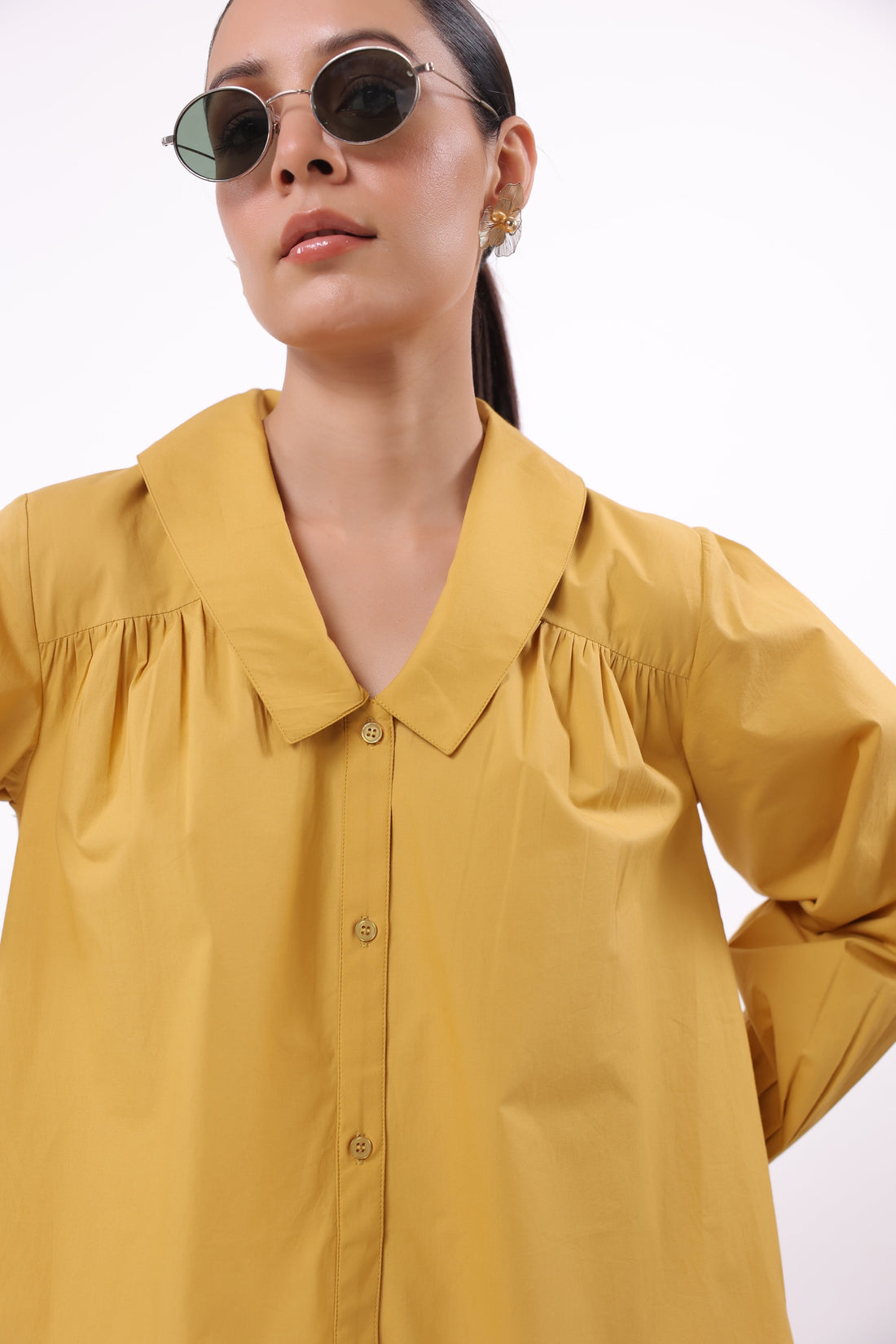 Women’s Yellow Cotton Dress
