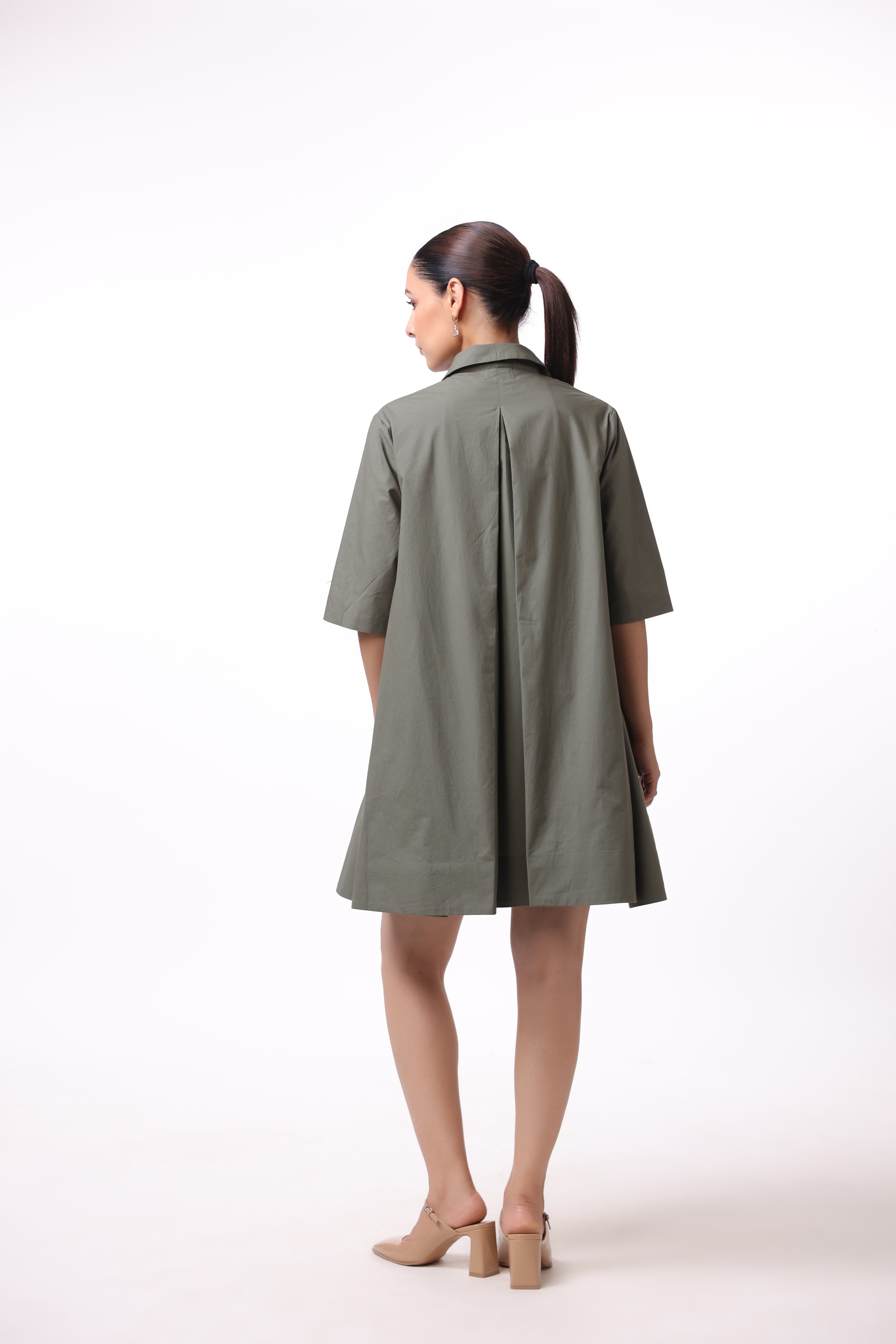 Women’s Green Cotton Dress